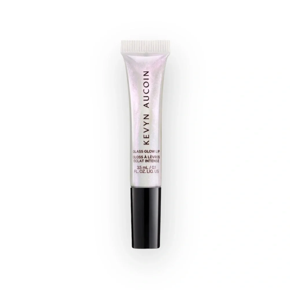 new Kevyn Aucoin ☼ Mini Glass Glow Lip ☼ Clear Iridescent Shimmer ☼ Sealed